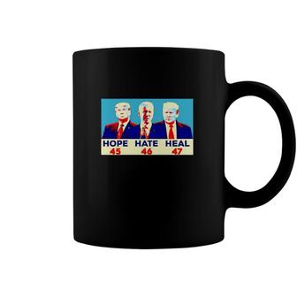 Hope Hate Heal Biden Trump Coffee Mug | Mazezy