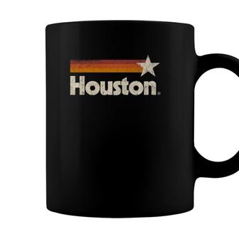 Houston Texas Houston Strong Vintage Stripes Coffee Mug - Seseable