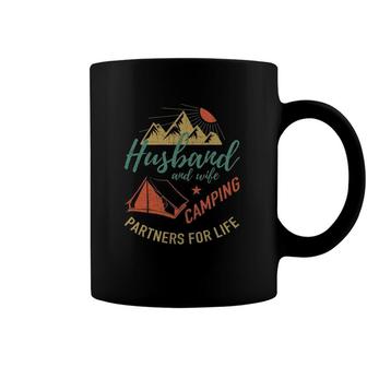 Husband And Wife Camping Partners Camping Coffee Mug | Mazezy