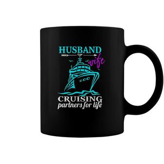 Husband And Wife Cruising Partners Honeymoon Trip Vacation Coffee Mug | Mazezy