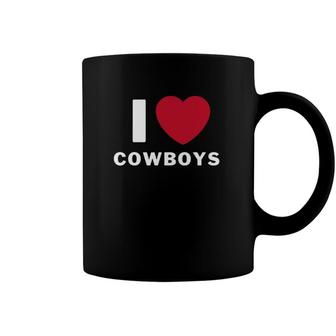 I Heart Cowboys I Love Cowboys Coffee Mug | Mazezy