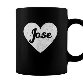 I Heart Jose - First Names And Hearts I Love Jose Coffee Mug - Seseable
