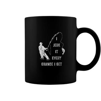 I Jek It Every Chance I Get Fun Fishing Fisherman Coffee Mug - Monsterry