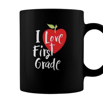 I Love First Grade Back To School 1St Grade Teacher Student Coffee Mug - Seseable