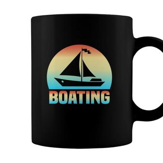I Love Motor Boating Vintage Retro 70S Style Hobby Coffee Mug - Seseable