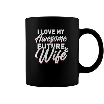 I Love My Fantastic Fiancé Groom Coffee Mug | Mazezy
