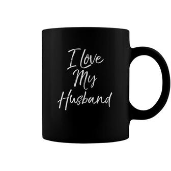 I Love My Husband For Women Wedding Honeymoon Coffee Mug | Mazezy