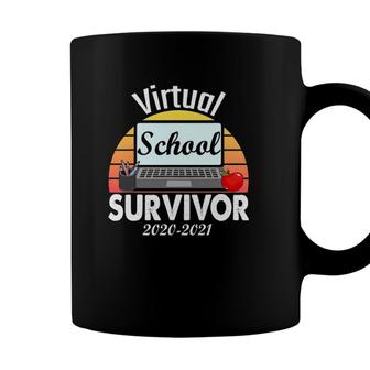 I Survived Virtual School 2021 Longest School Year Ever Coffee Mug - Seseable