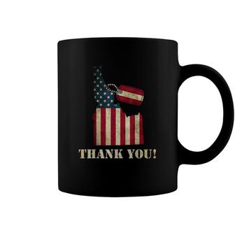 Idaho Veteran Thank You Memorial Day Coffee Mug - Seseable