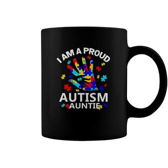 Im A Proud Autism Auntie Coffee Mug | Mazezy