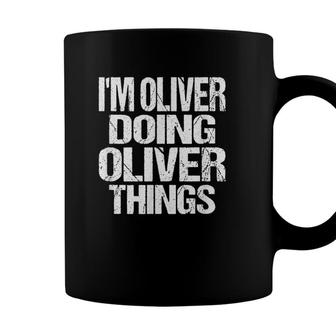 Im Oliver Doing Oliver Things Personalized First Name Gift Coffee Mug | Seseable UK