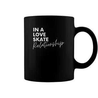 In A Love Skate Relationship Skateboarding Coffee Mug | Mazezy
