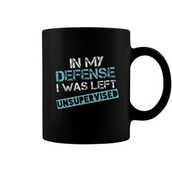 In My Defense I Was Left New Trend 2022 Coffee Mug - Seseable