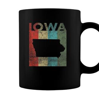 Iowa Retro Vintage Gifts Men Women Home Roots State Coffee Mug - Seseable