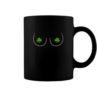 Irish Shamrock Boobs Funny St Patricks Day Gift Coffee Mug - Monsterry AU