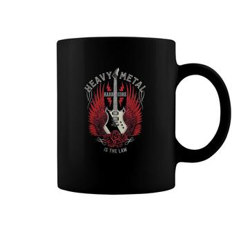 Is World Heavy Music Law Hard Core The Rules The Wear Metal Classic Coffee Mug | Mazezy