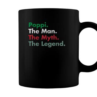 Italian Poppi Man Myth Legend Father Dad Uncle Gift Idea Coffee Mug - Seseable