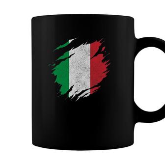Italy Flag Italian Pride Vintage Italia Coffee Mug - Seseable
