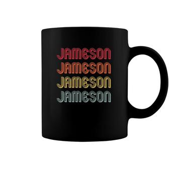 Jameson Gift Name Personalized Funny Retro Vintage Birthday Coffee Mug | Mazezy