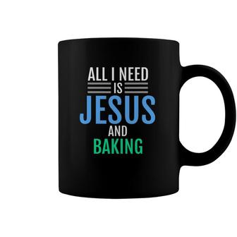 Jesus And Baking Christian Catholic Baker Tee Coffee Mug | Mazezy