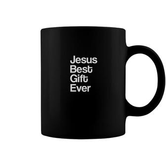 Jesus Best Gift Ever Christmas Nativity Christian Coffee Mug - Monsterry