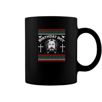 Jesus Birthday Boy Ugly Christmas Funny Coffee Mug - Monsterry CA