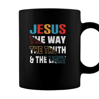 Jesus The Way Truth Life John 146 Christian Bible Verse Version Coffee Mug - Seseable