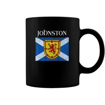 Johnston Clan Scottish Name Scotland Flag Coffee Mug | Mazezy CA
