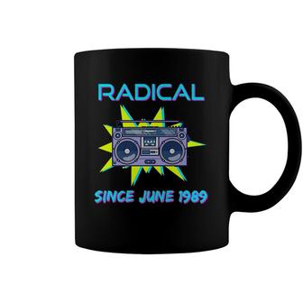 June 1989 30Th Birthday Retro Vintage 1989 Birthday Coffee Mug - Monsterry