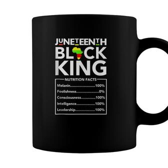 Juneteenth Black King Melanin Dad Fathers Day Men Father Fun Coffee Mug - Seseable