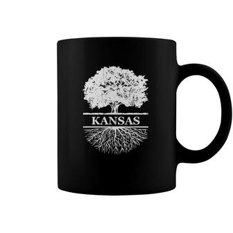 Kansas Vintage Roots Outdoors Souvenir Coffee Mug | Mazezy