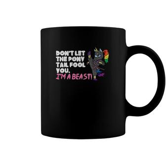 Karate Ninja Unicorn Ponytail Beast Martial Arts Girls Gift Coffee Mug | Mazezy CA