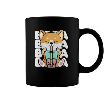 Kawaii Shiba Inu Dog Bubble Tea Boba Anime Neko Japan Coffee Mug | Mazezy