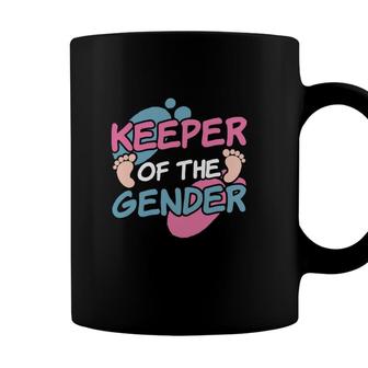 Keeper Of The Gender Baby Gender Reveal Party Coffee Mug - Seseable