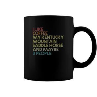 Kentucky Mountain Saddle Horse Owner Gift Vintage Retro Coffee Mug | Mazezy