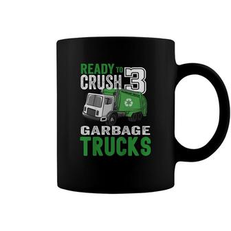 Kids 3Rd Birthday Boy Recycling Trash Garbage Truck Coffee Mug - Seseable