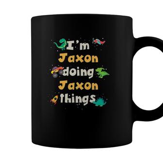 Kids Cool Jaxon Personalized First Name Boys Coffee Mug - Seseable