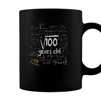 Kids Funny Square Root Of 100 10Th Birthday 10 Years Old Math Coffee Mug - Seseable