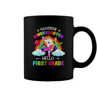 Kids Goodbye Kindergarten Hello 1St Grade Unicorn Kids Girls 2022 Coffee Mug - Seseable