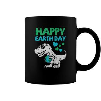 Kids Happy Earth Day Trex Dino Cute Dinosaur Boys Kids Toddlers Coffee Mug - Seseable