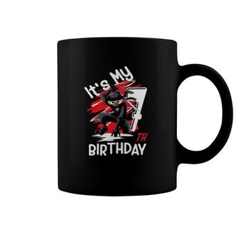 Kids Its My 7Th Birthday Boy Ninja Coffee Mug | Mazezy