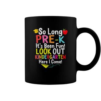 Kids Kids So Long Pre-K Kindergarten Here I Come Graduation Gift Coffee Mug | Seseable UK