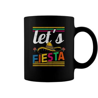 Kids Lets Fiesta Cinco De Mayo Celebration Toddler Mexican Coffee Mug - Seseable