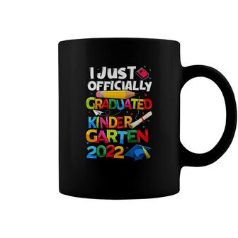Kids Officially Graduated Kindergarten Graduation Class Of 2022 Coffee Mug - Seseable