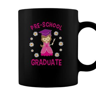 Kids Preschool Graduate Graduation Pre-K Gift Girls Coffee Mug - Seseable