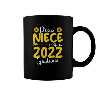 Kids Proud Niece Of A 2022 Graduate Graduation Family Matching Coffee Mug - Seseable