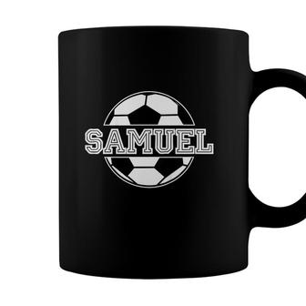 Kids Soccer Boy Samuel Birthday Soccer Ball Kids Name Coffee Mug - Seseable