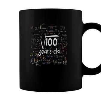 Kids Square Root Of 100 10Th Birthday 10 Years Old Math Coffee Mug - Seseable