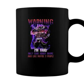 Kids Warning Only Care About Anime And Like Maybe 3 People Coffee Mug | Seseable CA