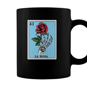 La Rosa Mexican Lottery Gifts Women Mexican Lottery Bingo Coffee Mug - Seseable